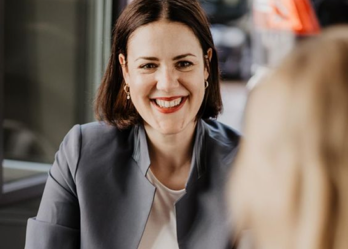 Smiling woman